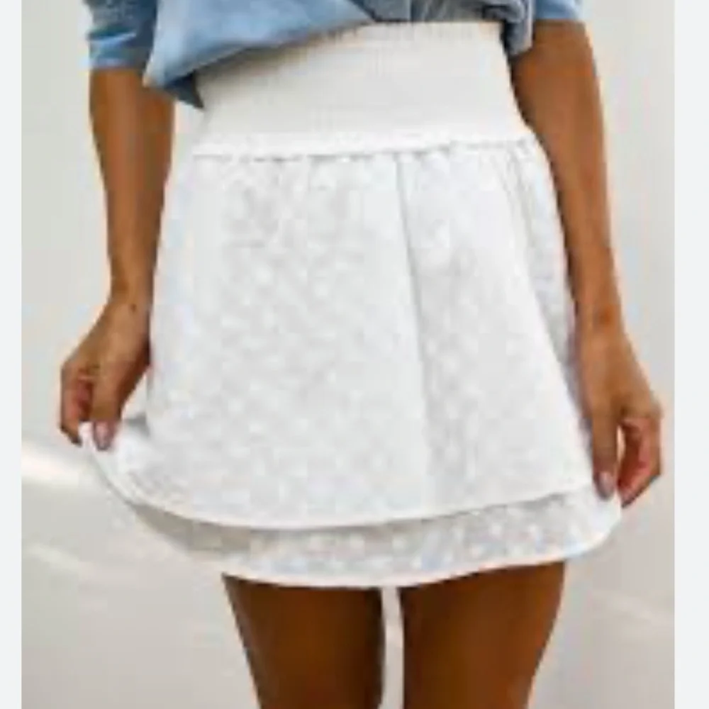 RAILS Addison Smocked Cotton Tiered Miniskirt‎